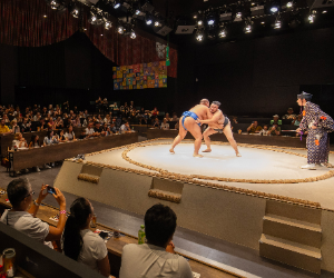 Osaka Sumo Show Experience with Food & Drinks